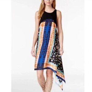 Rachel Roy Handkerchief Hem Midi Dress
